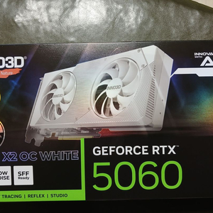 INNO3D 지포스 RTX 5060 OC D7 8GB TWIN X2 WHITE.지포스 RTX 5060 이미지