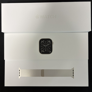 애플워치11 내추럴 티타늄 + 밀레니즈루프 번들 42mm 팝니다 이미지