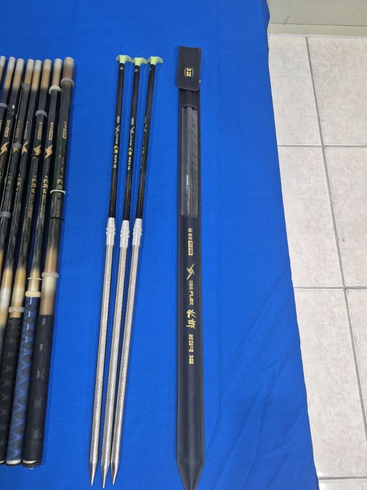 은성 다이아플렉스 신수향 낚시대21칸ㅡ47칸 29대 받침대 4대 A급 풀채비 사용감있는 B급은 저렴하게 판매 이미지