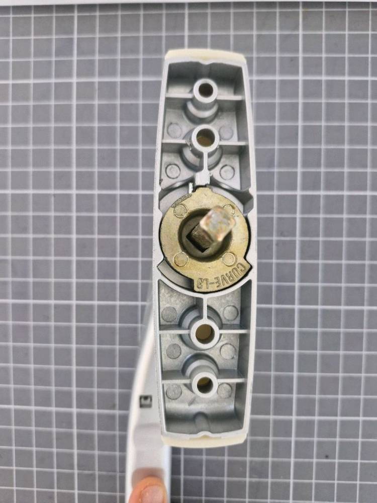 KCC 샷시 손잡이 창호손잡이 정품 오토락 자동핸들 사이즈 중 이미지