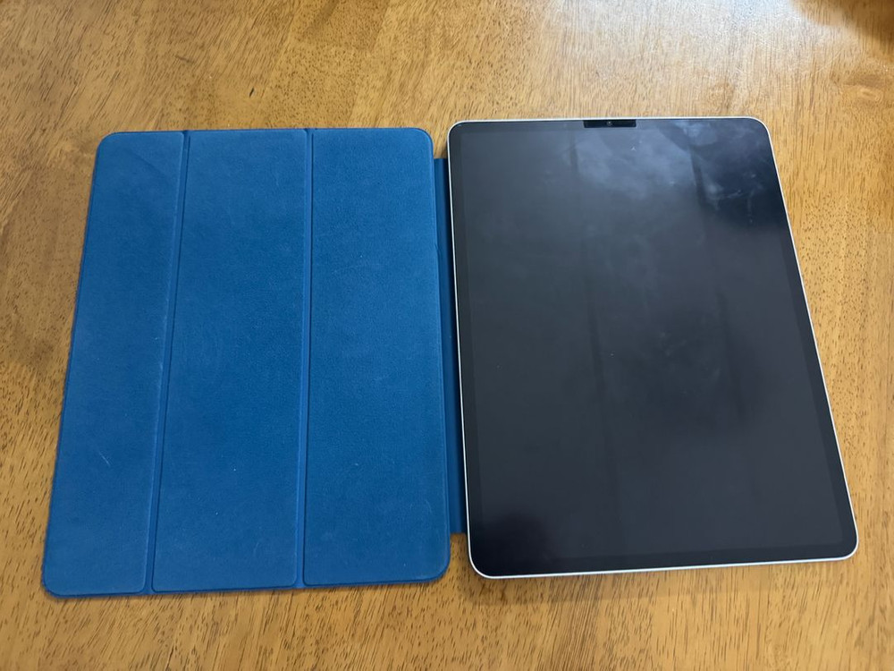 아이패드 프로 12.9 6세대 M2(실버) WiFi 128GB+ 애플 팬슬 같이 팝니다. 이미지