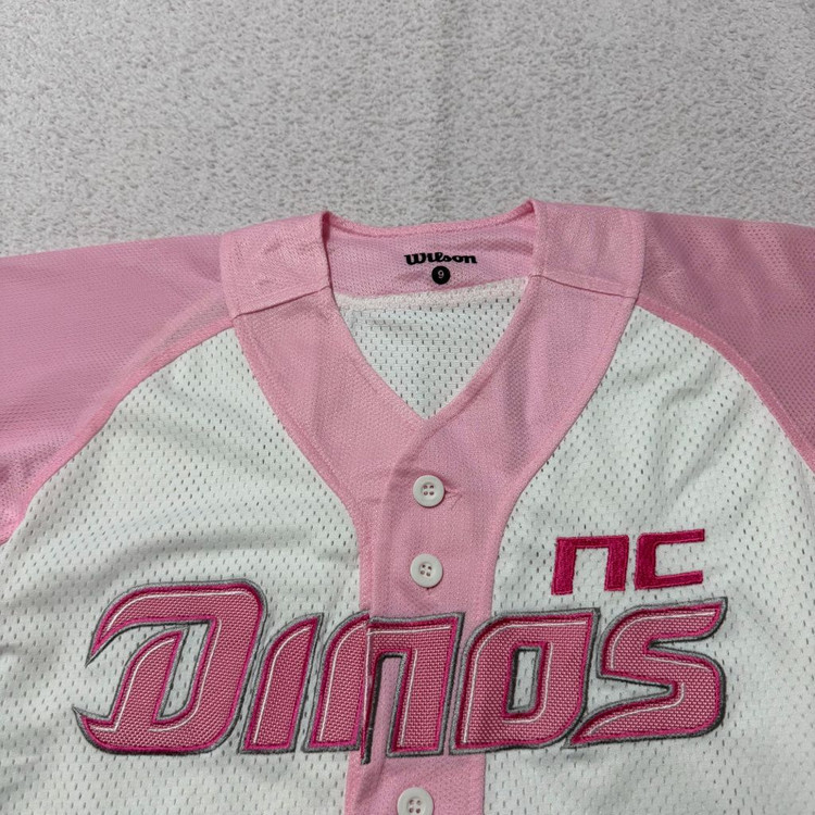 nc다이노스 야구 유니폼 노마킹 핑크 이미지