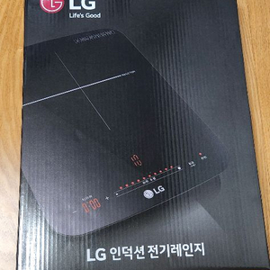 LG 인덕션 전기레인지(실버) 1구 팝니다 이미지