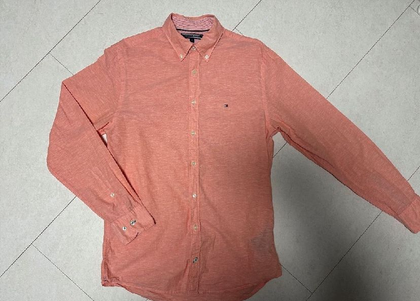 타미힐피거 남성 코튼린넨 셔츠 남성 S사이즈 (클래식핏) 이미지