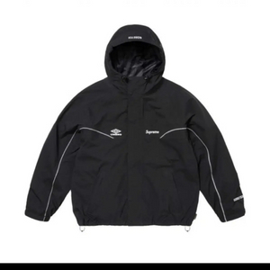 슈프림 x 엄브로 고어텍스 후드 자켓 블랙 - 25SS 이미지