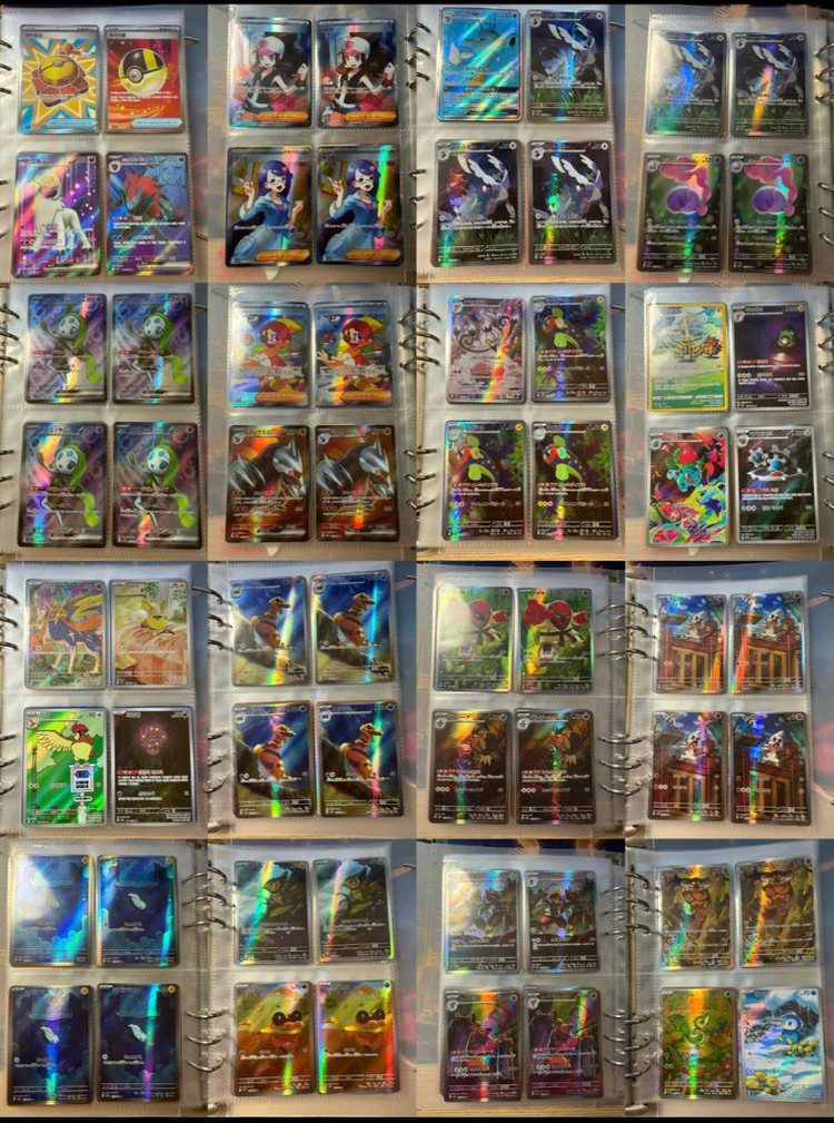 포켓몬카드 sar, hr, sr, ar 등 앨범채 통째로 판매 이미지