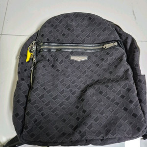 키플링 Y2K 실버 고릴라키링 블랙 패턴 백팩 가방 이미지