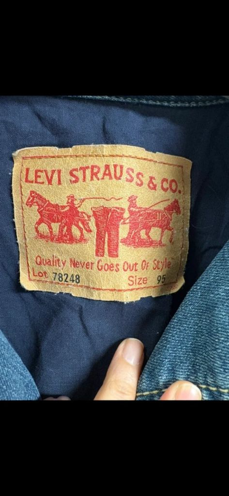 리바이스 빈티지데님 바이커 자켓 이미지