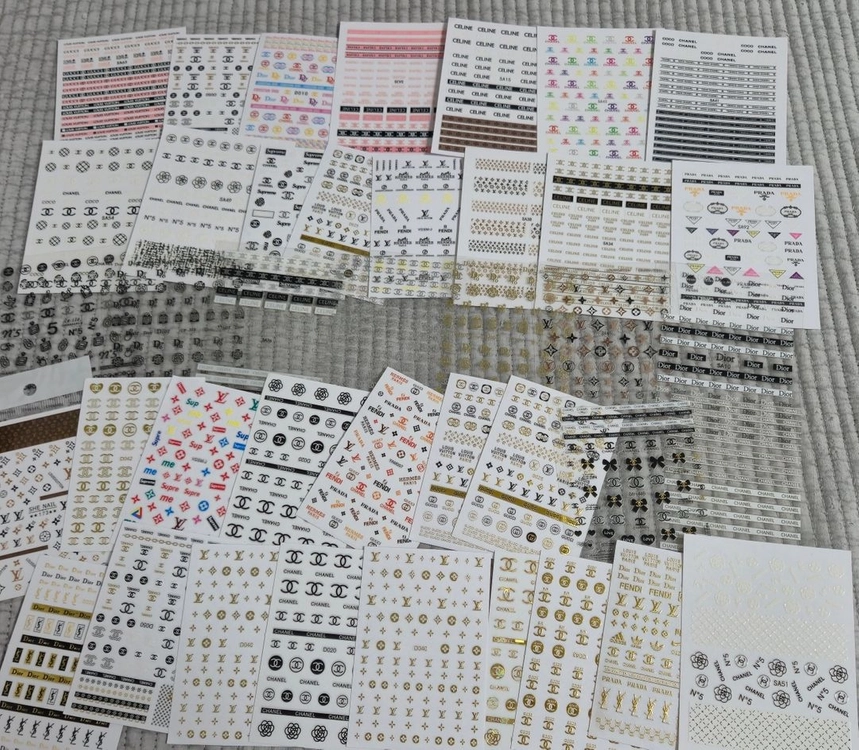 네일 스티커 160장 일괄 이미지