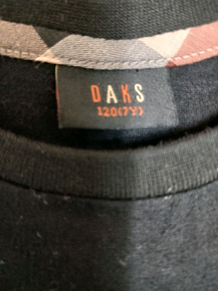 닥스 키즈 여아 블랙 체크 튜튜 원피스 사이즈 120(7y) 이미지