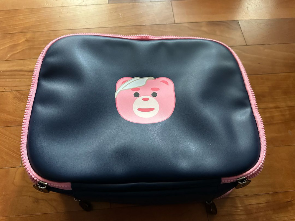 [미사용 새제품] 벨리곰 골프 파우치 가방 핑크색 이미지