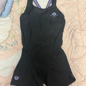 아레나 여아 3부 수영복 블랙 90 이미지