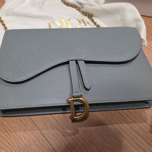 디올 우먼 slg 새들 파우치 카프스킨 m81b 이미지