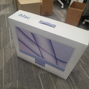 애플 아이맥 iMac 24인치 M1 / 퍼플 / RAM 8GB / SSD 256GB 풀박스 팝니다. 이미지