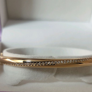 골든듀 메모리 18k 다이아 뱅글 팔찌 로골M 사이즈 이미지