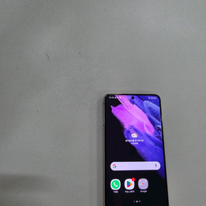 갤럭시 S21바이올렛 무잔상 정상공기기 이미지