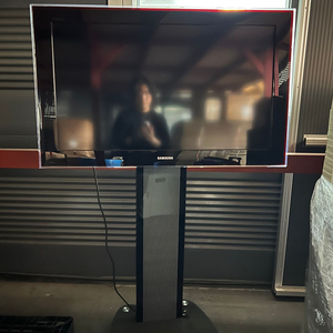 삼성 40인치 LCD TV + 이동형 거치대 포함 (매장용/모니터용) 이미지