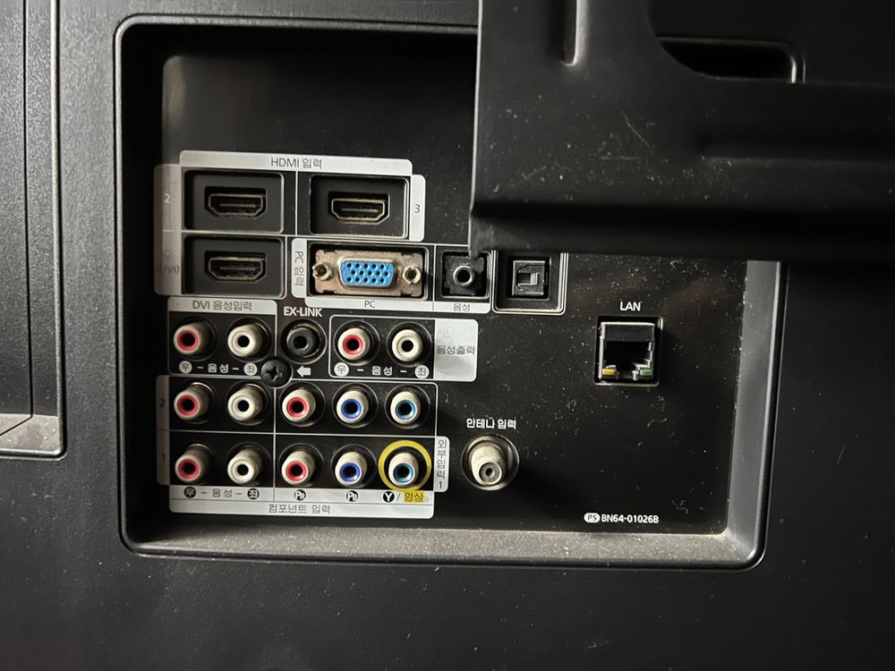 삼성 40인치 LCD TV + 이동형 거치대 포함 (매장용/모니터용) 이미지