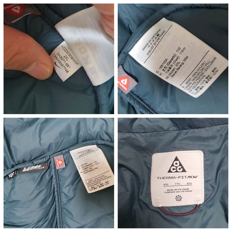 110 나이키 써마핏 acg 루나 패딩 점퍼 남XXL 완전좋아요 이미지