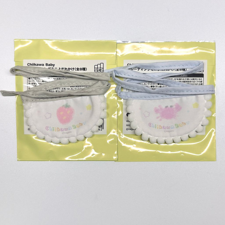 치이카와 먼작귀 베이비 인형 턱받이 랏코 카니 이미지