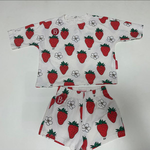 베베드피노 구상딸기 상하세트 모자 일괄 이미지