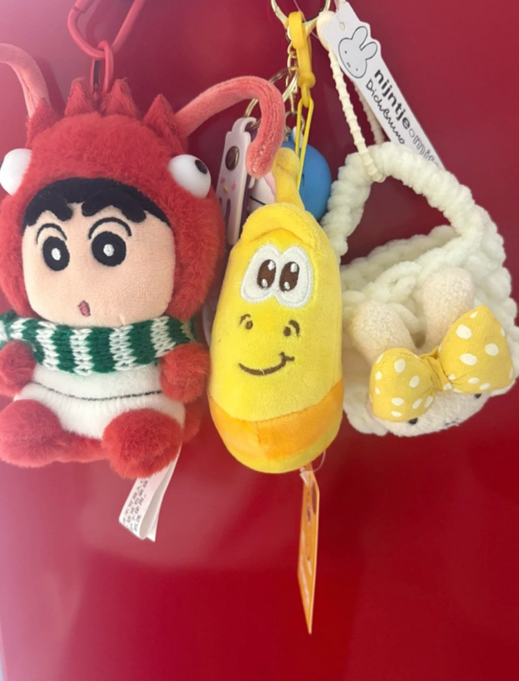 캐릭터 인형 키링 세트 이미지