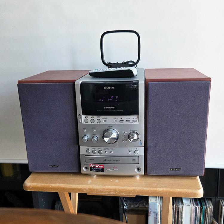 SONY 마이크로 오디오 3CD 시스템 CMT-SPZ70 이미지