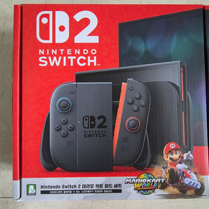 미개봉 닌텐도 스위치2 마리오카트 월드 세트 팝니다 이미지
