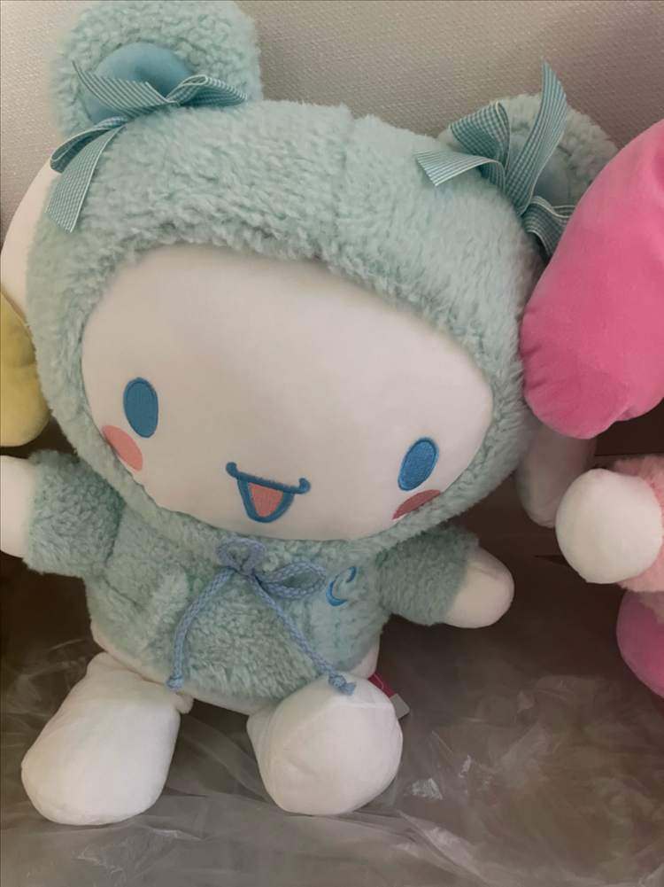 폼폼푸린 마이멜로디 시나모롤 큰인형 이미지