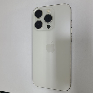 .아이폰 15프로 화이트 128G A급 배터리성능91% 212269 이미지
