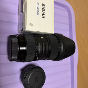 시그마18-35 f1.8 캐논마운트+시그마 mc-11+시그마usb dock 일괄판매 이미지