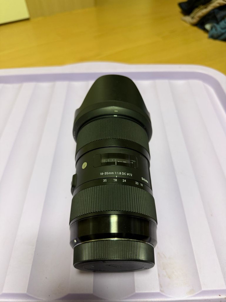 시그마18-35 f1.8 캐논마운트+시그마 mc-11+시그마usb dock 일괄판매 이미지