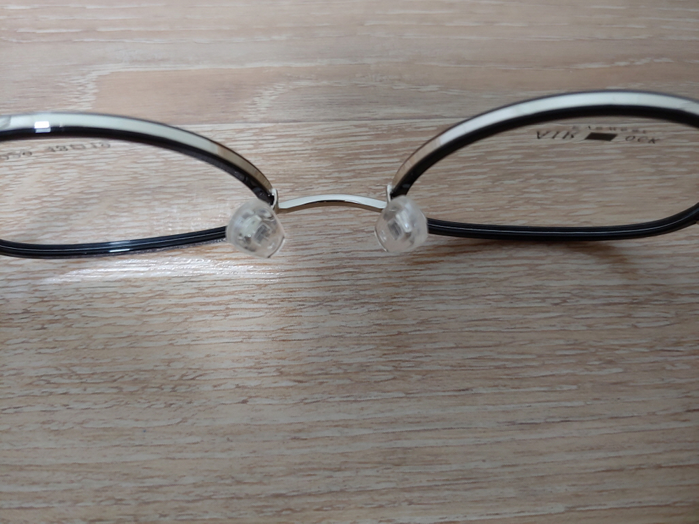 동그리 안경 솔텍스 안경테 AIROCK 2029 48 남자 여자 공용 에어락 블랙 실버 미착용 새제품 이미지