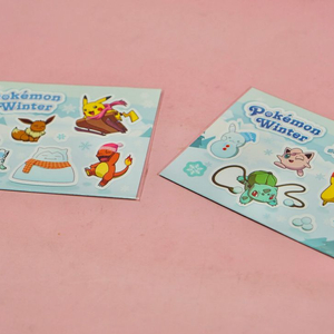 포켓몬 겨울 스티커 2종 세트 이미지