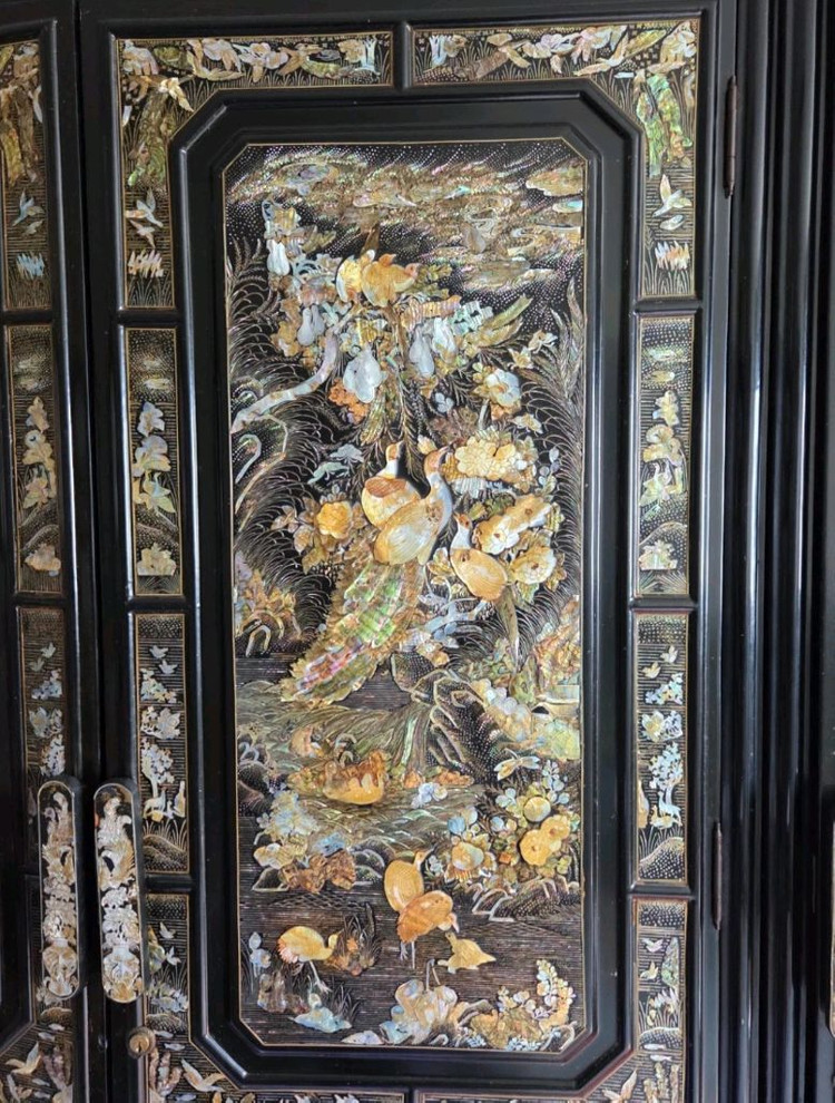 전통 자개농, 화장대 세트 이미지