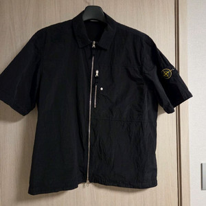 [XXL]25FW 스톤아일랜드 나일론 메탈 에코닐 반팔 셔츠 이미지