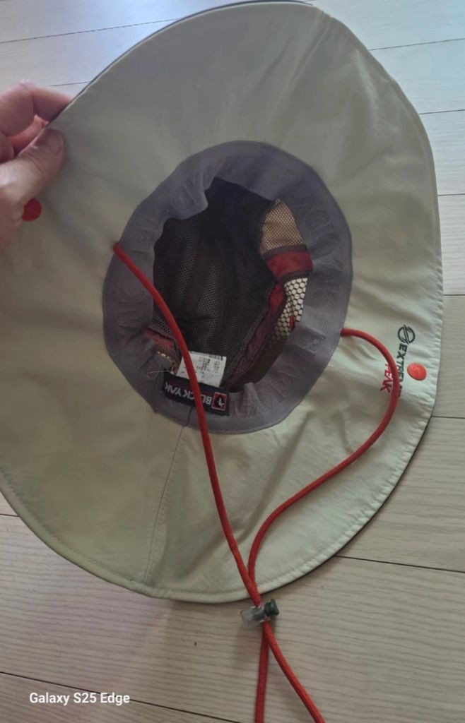 블랙야크 등산 모자, 실착몇번안함 이미지