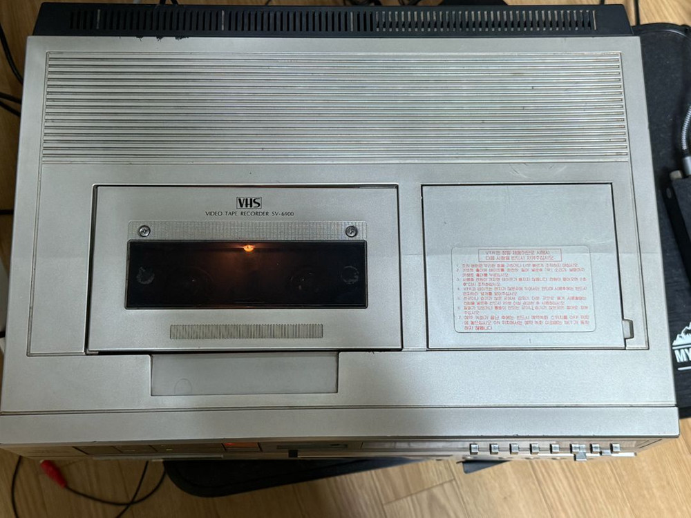 1983 삼성 VHS 비디오 레코더 SV-6900 노테스트 이미지