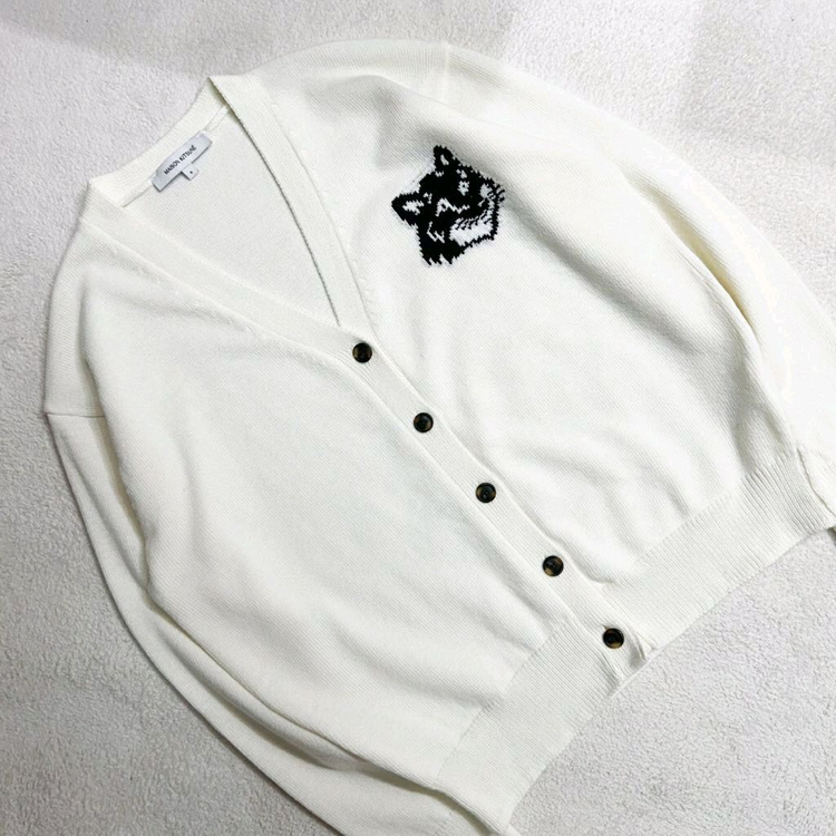 메종키츠네 인타르시아 가디건 이미지