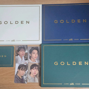 [풀구성] 정국 골든 앨범 방탄소년단 정국 골든 개봉앨범 포카 포함 풀셋 이미지