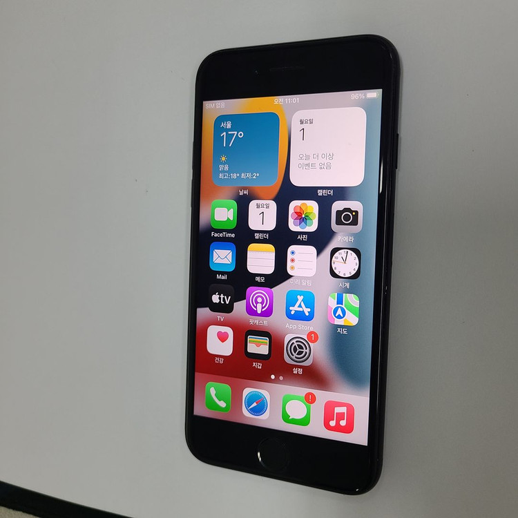 아이폰 7 제트블랙 128GB 무잔상 배터리88% 카메라폰 사진폰 211116 이미지