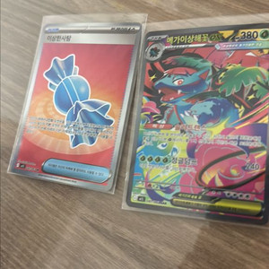 포켓몬카드 메가이상해꽃SAR 이상한사탕SR묶어서 이미지