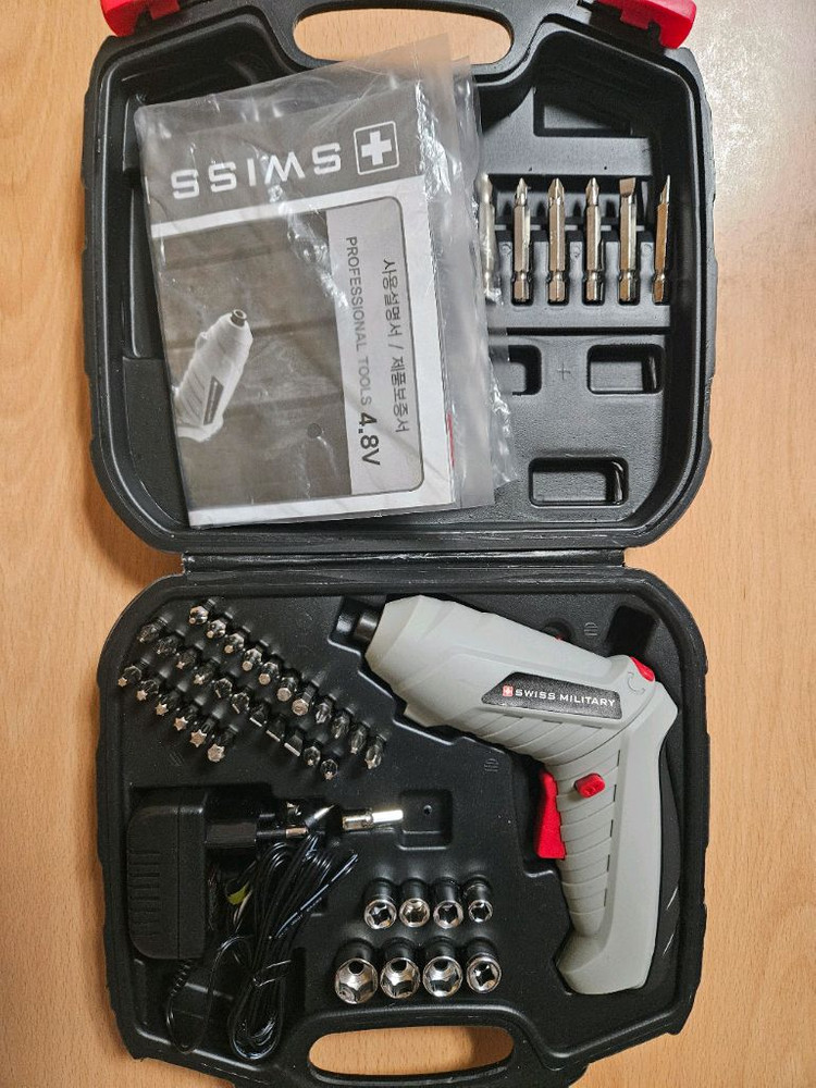 스위스밀리터리 전동드릴세트 SMT-480M 이미지