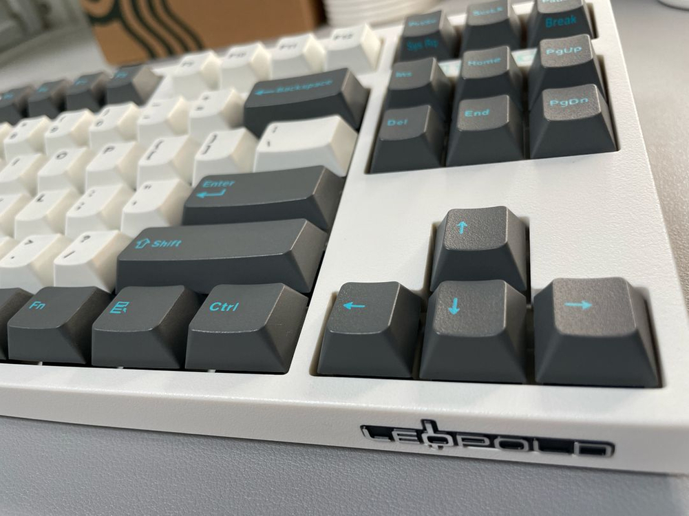 레오폴드 FC750RBT 갈축 화이트그레이 기계식 키보드 이미지