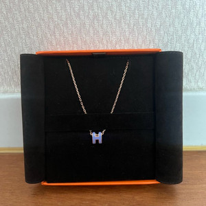 에르메스 미니 팝아슈 목걸이 라벤더 이미지