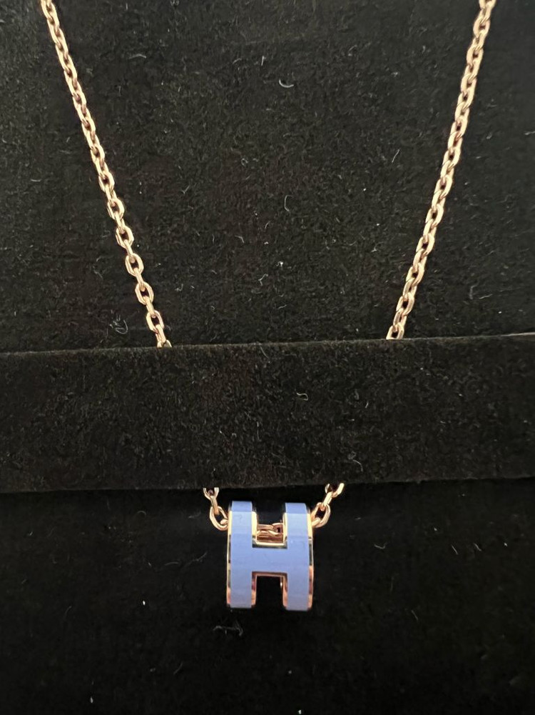 에르메스 미니 팝아슈 목걸이 라벤더 이미지