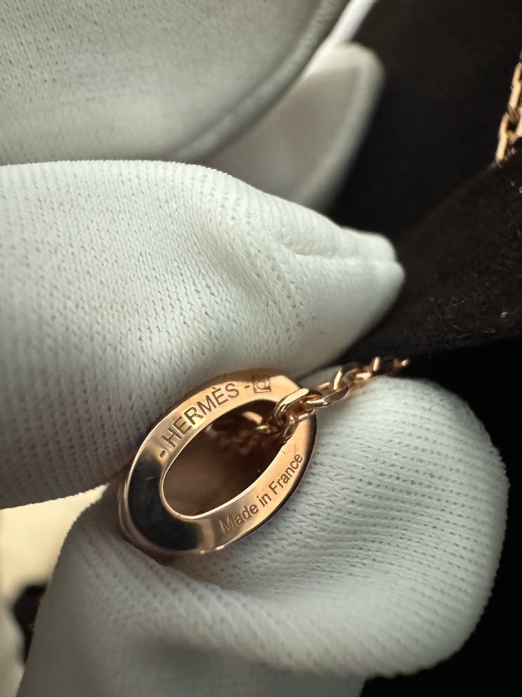 에르메스 미니 팝아슈 목걸이 라벤더 이미지