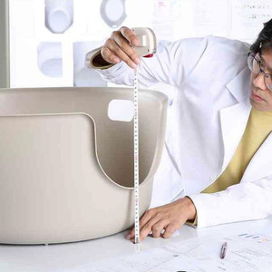 미야옹철 특대형 오픈형 고양이 화장실 그레이 대형 이미지