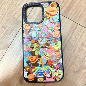 아이폰16프로 맥스 케이스티파이 스폰지밥 폰케이스 이미지