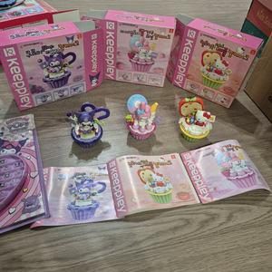 산리오 컵케이크 블럭 3종 이미지